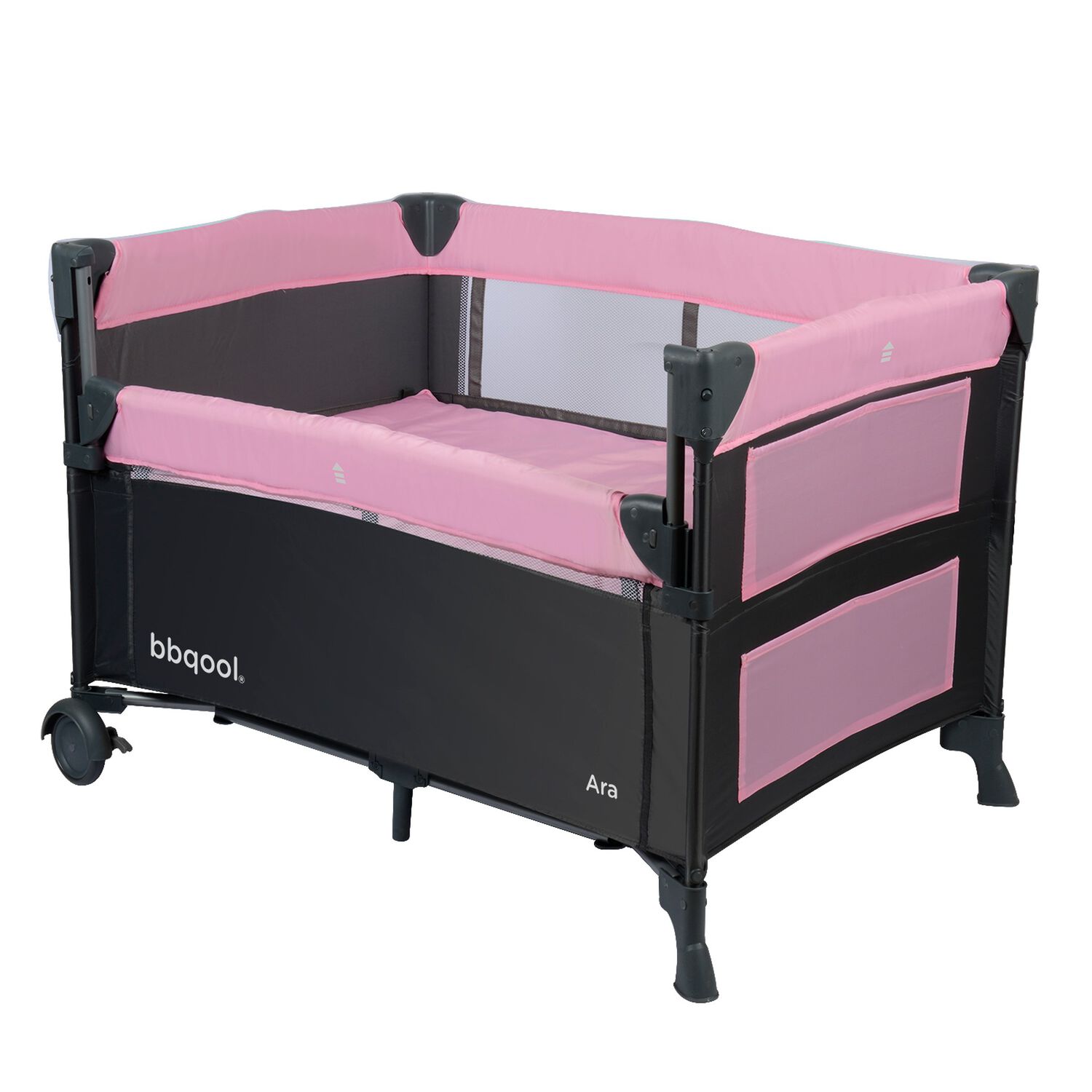 Cuna Playard Colecho Ara Rosado + Colch&oacute;n De Espuma image number 1.0