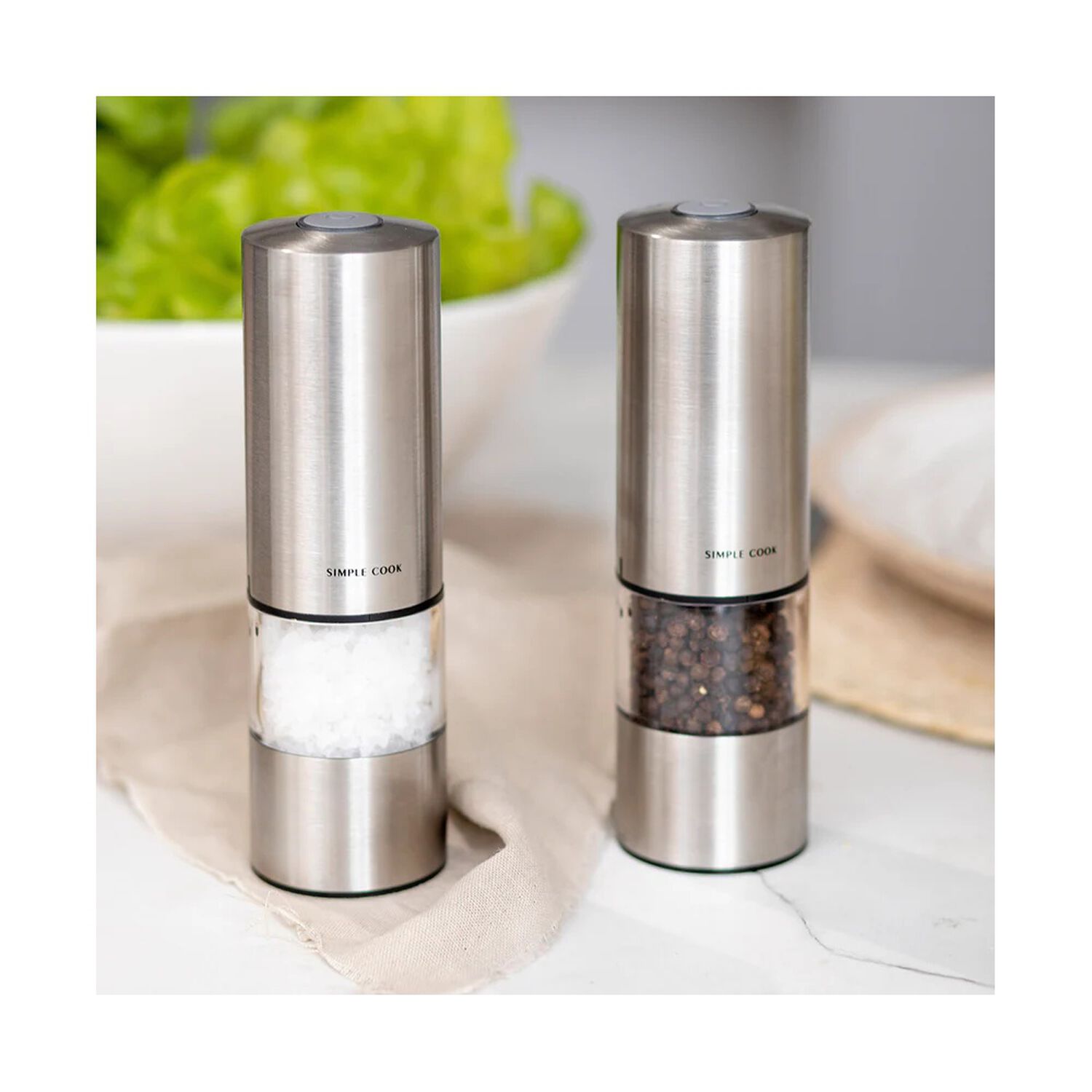 Salero Pimentero Recargable Power Spice Simplecook image number 1.0