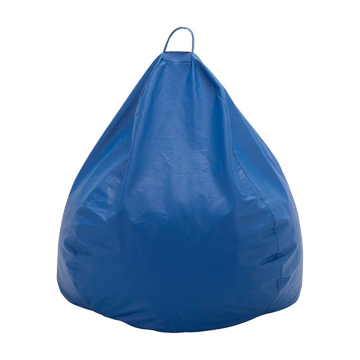 Pouf Pera Azul Eco Cuero 100x120x120 Cm M&aacute;xima Design image number 0.0