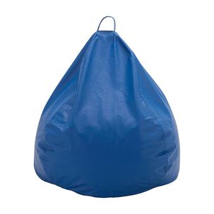 Pouf Pera Azul Eco Cuero 100x120x120 Cm M&aacute;xima Design