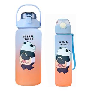 Botellas Agua Motivacionales 2l 900ml A Prueba De Fugas