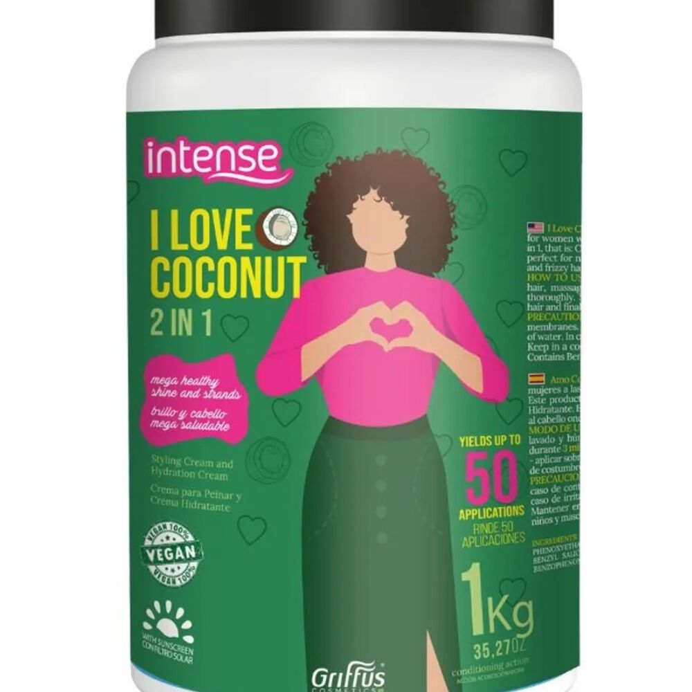 Mascara I Love Coconut 1000gr Griffus image number 3.0