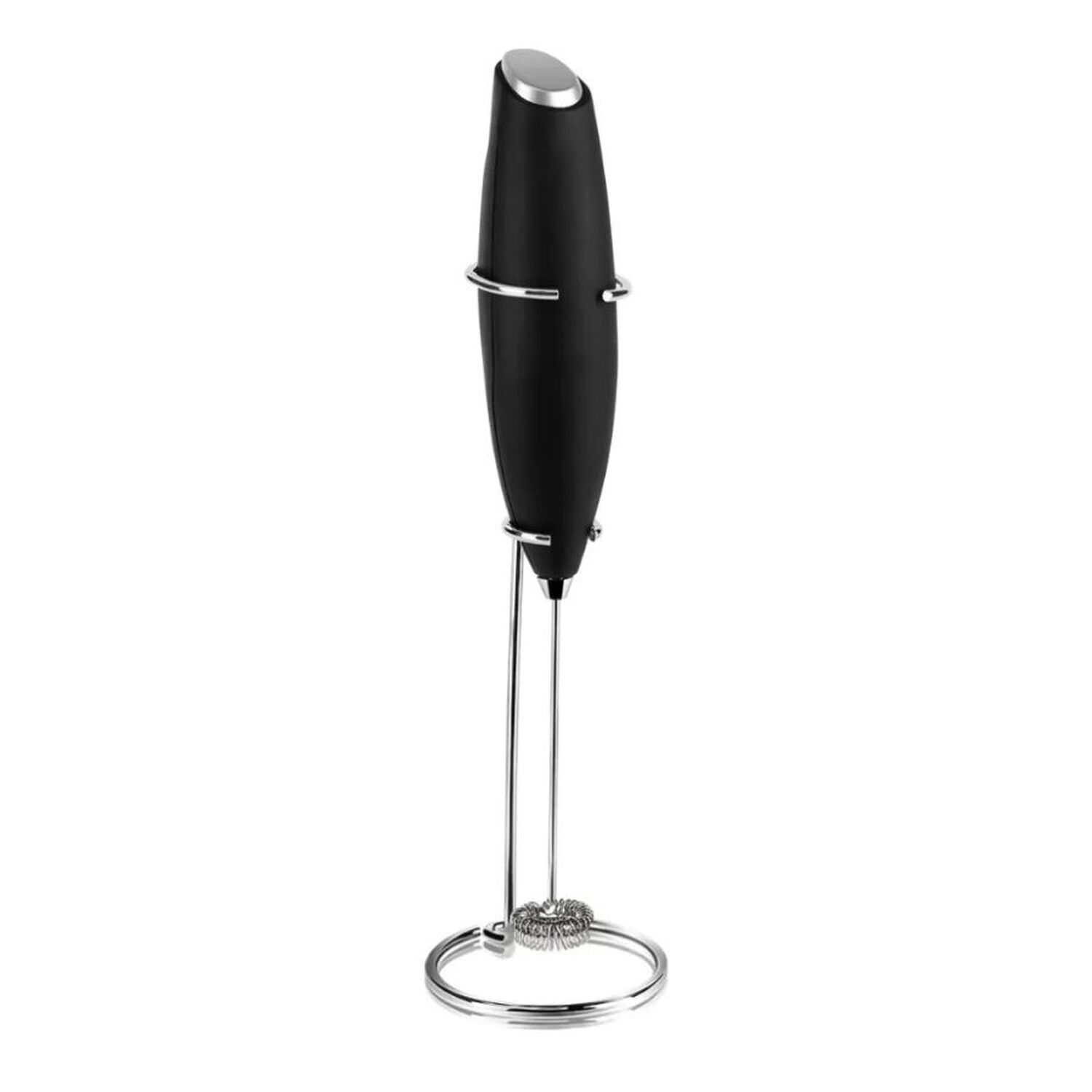 Espumador De Leche Portatil Recargable Con Soporte Para Cafe Y Latte image number 0.0