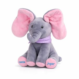 Peluche Interactivo Animado Musica + Juego Elefante Bebe
