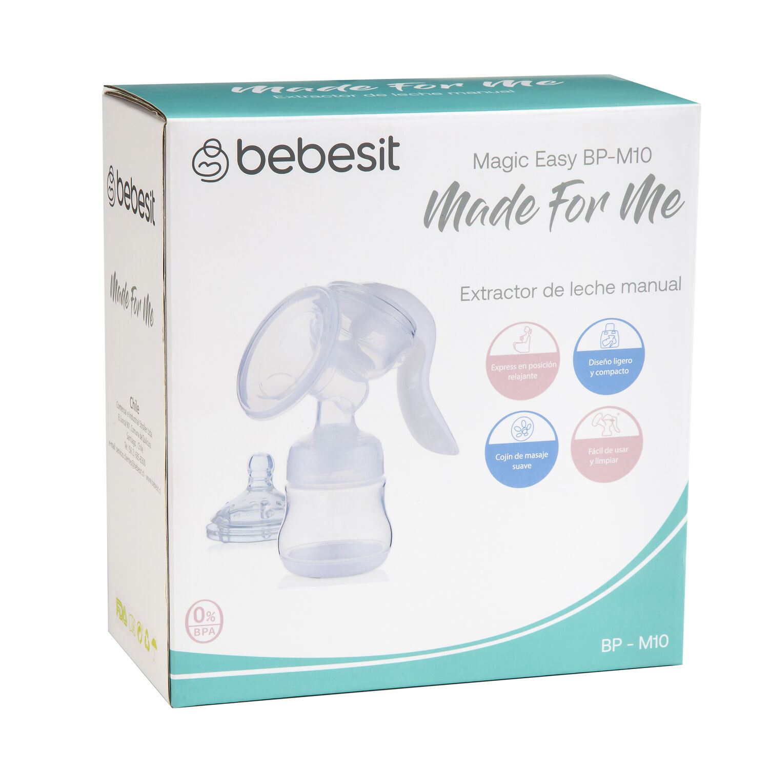 Extractor De Leche Manual Magic Easy Bebesit image number 6.0