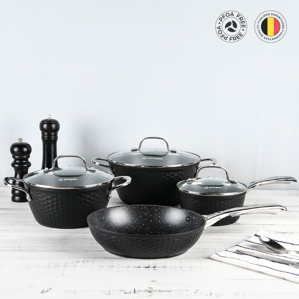 Batería De Cocina Antiadherente Black Copper 7 Pzs Simplit image number 7.0