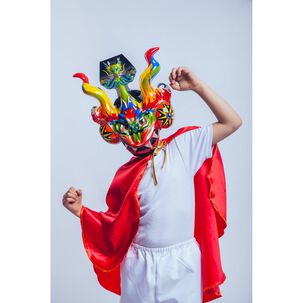 Capa La Tirana Caporal Traje Tipico Nortino Infantil