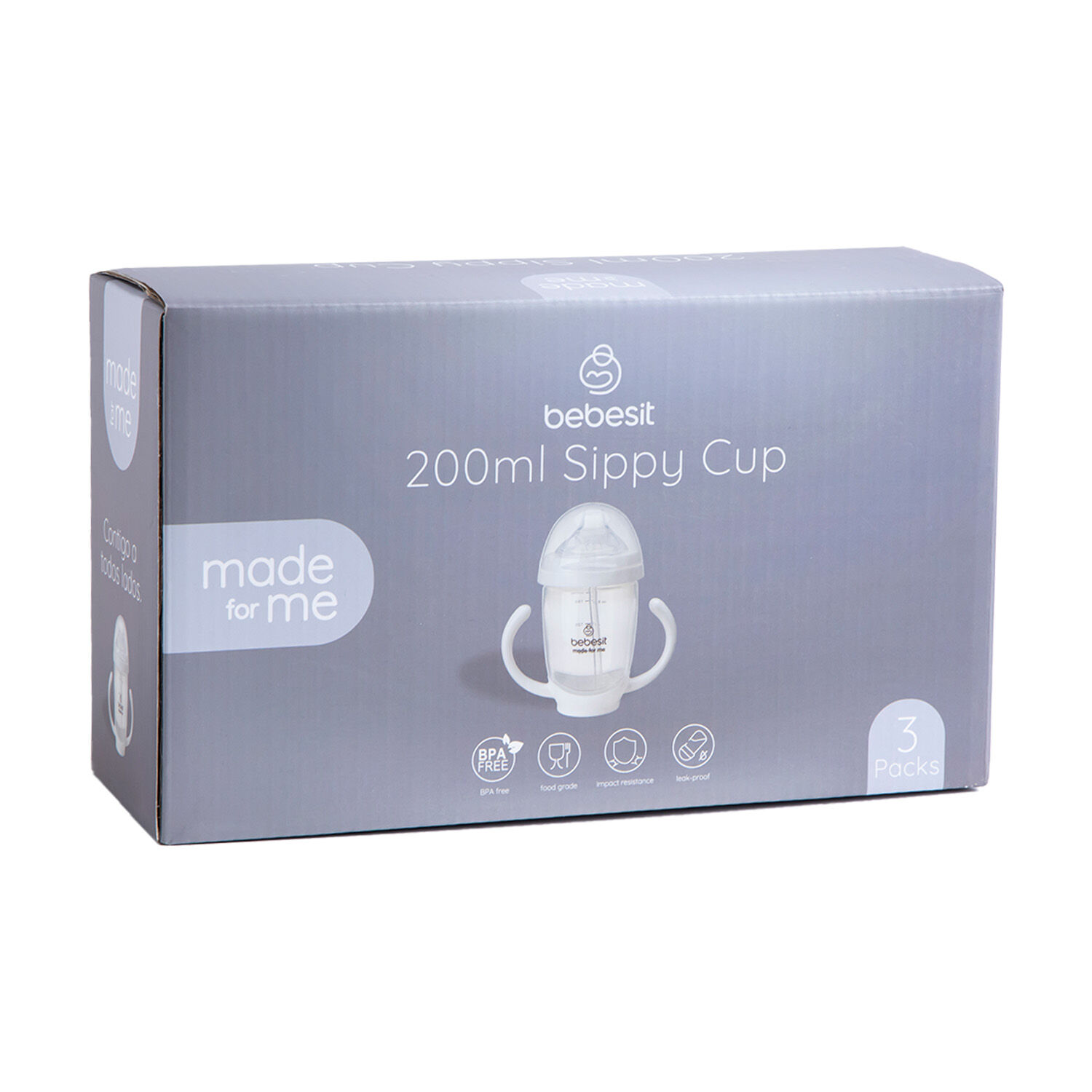 Vaso De Entrenamiento Pack X 3 200ml Antiderrame 3m+ image number 8.0