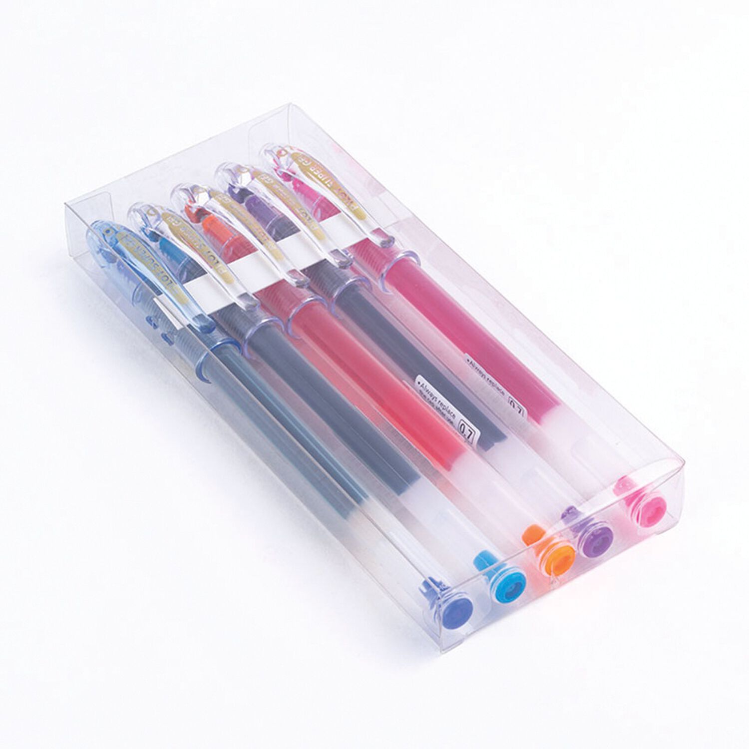 Set L&aacute;piz Tinta 0.7 Super Gel Pilot 5 Colores image number 1.0