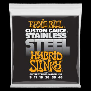 Set De Cuerdas Ernie Ball Hybrid Slinky Inoxidable 9 &ndash; 46