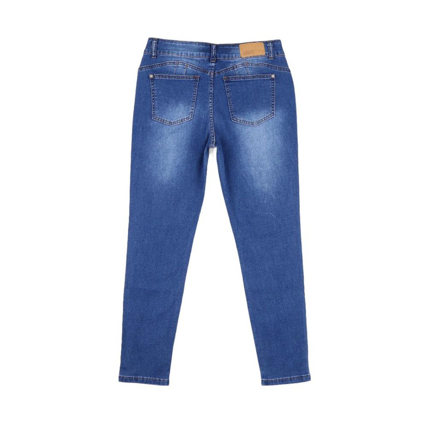 Jeans Leggins Tiro Alto Push Up Mujer Freedom image number 1.0