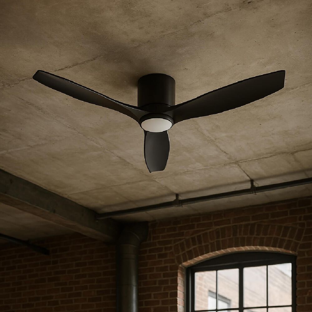 Ventilador De Techo Faro Negro Con Luz Led 3 Colores 42 Primaterm image number 3.0