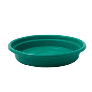 Plato De Maceta Redondo Dura Kotta 40 Centimetros / Verde Reyplast