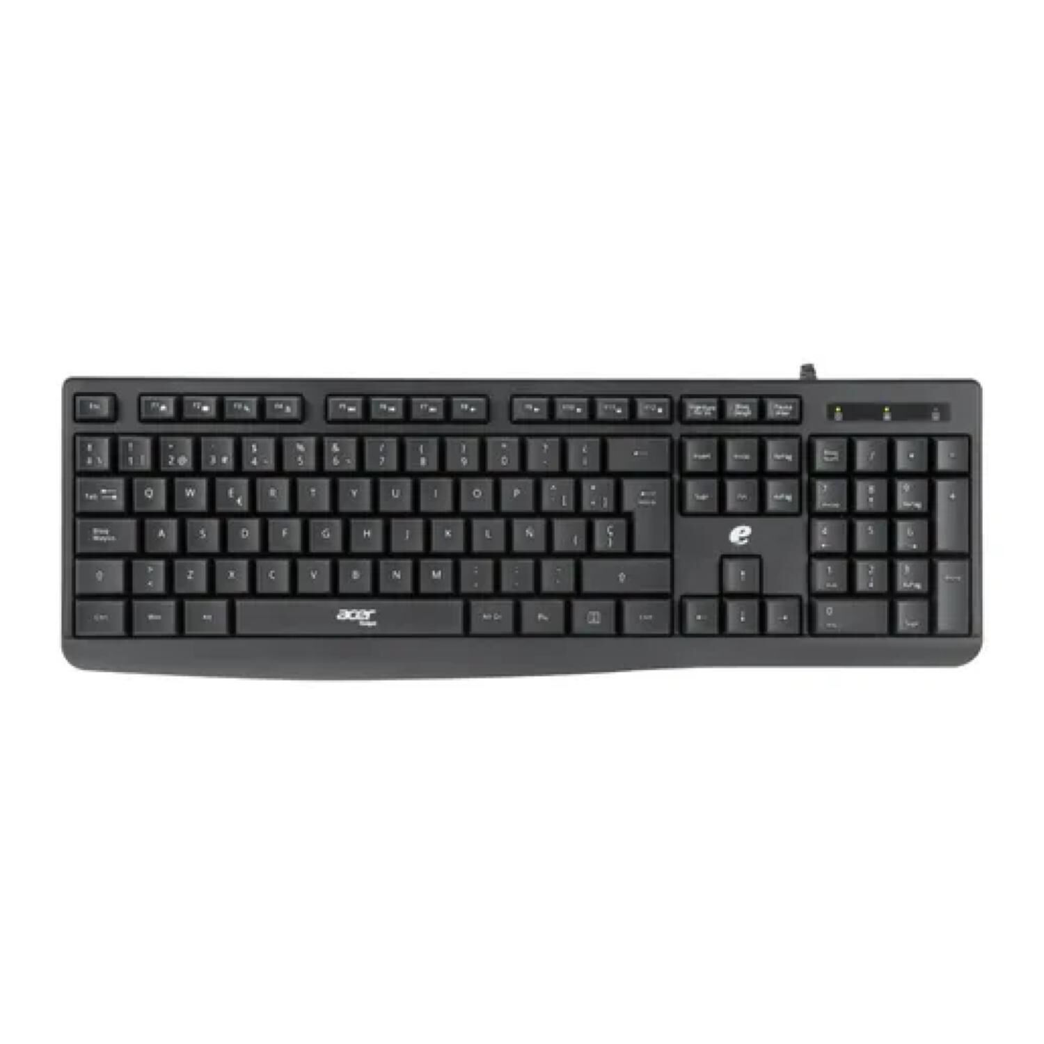 Kit Teclado Y Mouse Alambrico Usb Negro Eak040 image number 1.0
