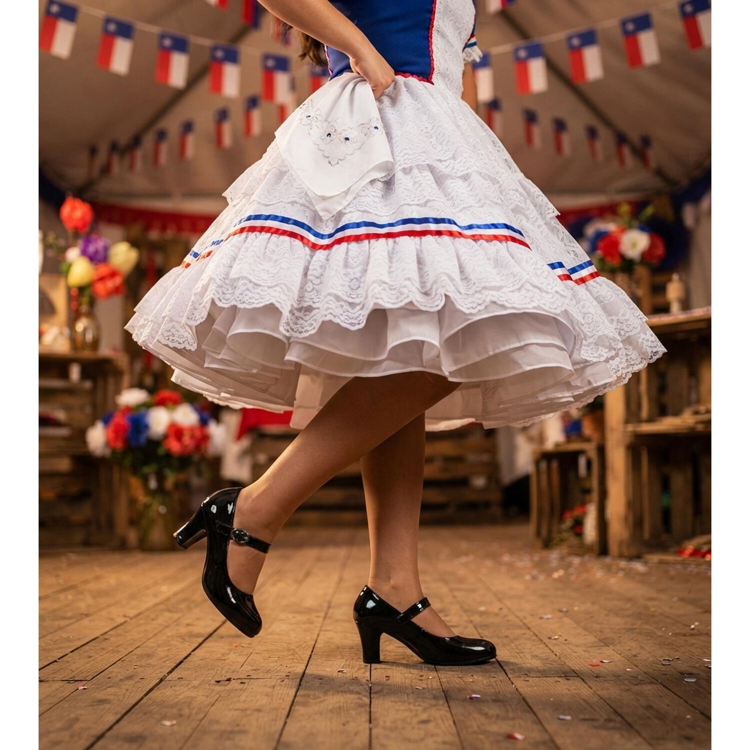 Zapato Cueca Clot Negro Charol Alquimia image number 4.0