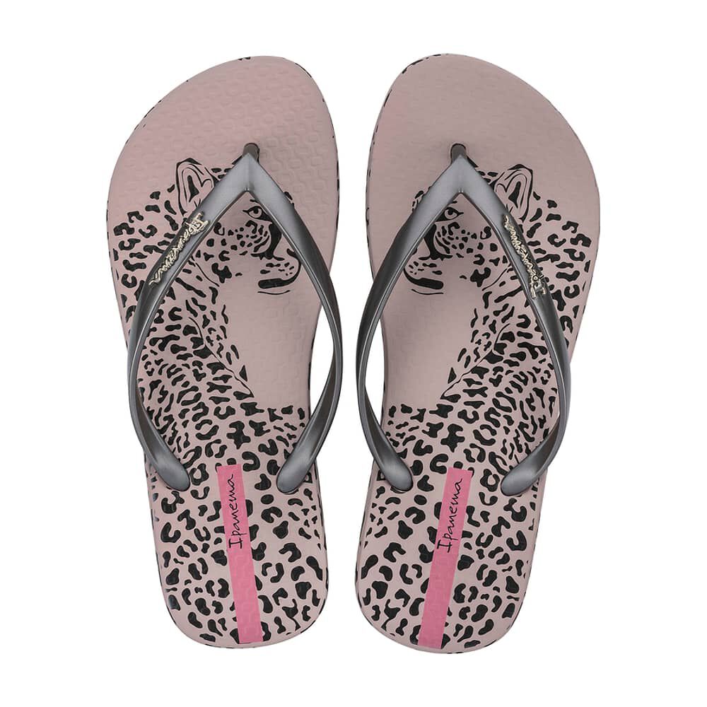 Sandalia Mujer Negro/plata Animal Chic Ipanema image number 0.0