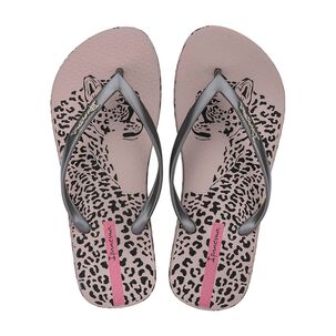 Sandalia Mujer Negro/plata Animal Chic Ipanema