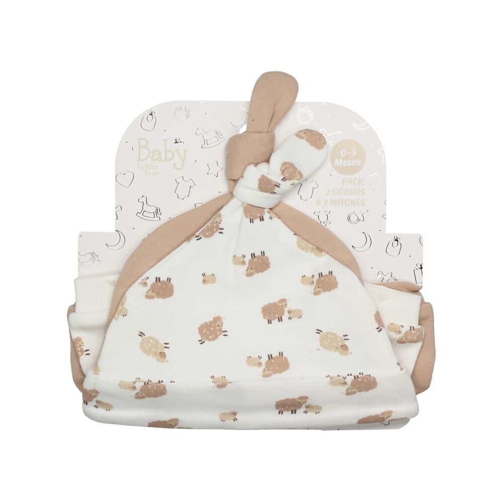 Conjunto Gorro Y Mitones Reci&eacute;n Nacido Baby image number 0.0