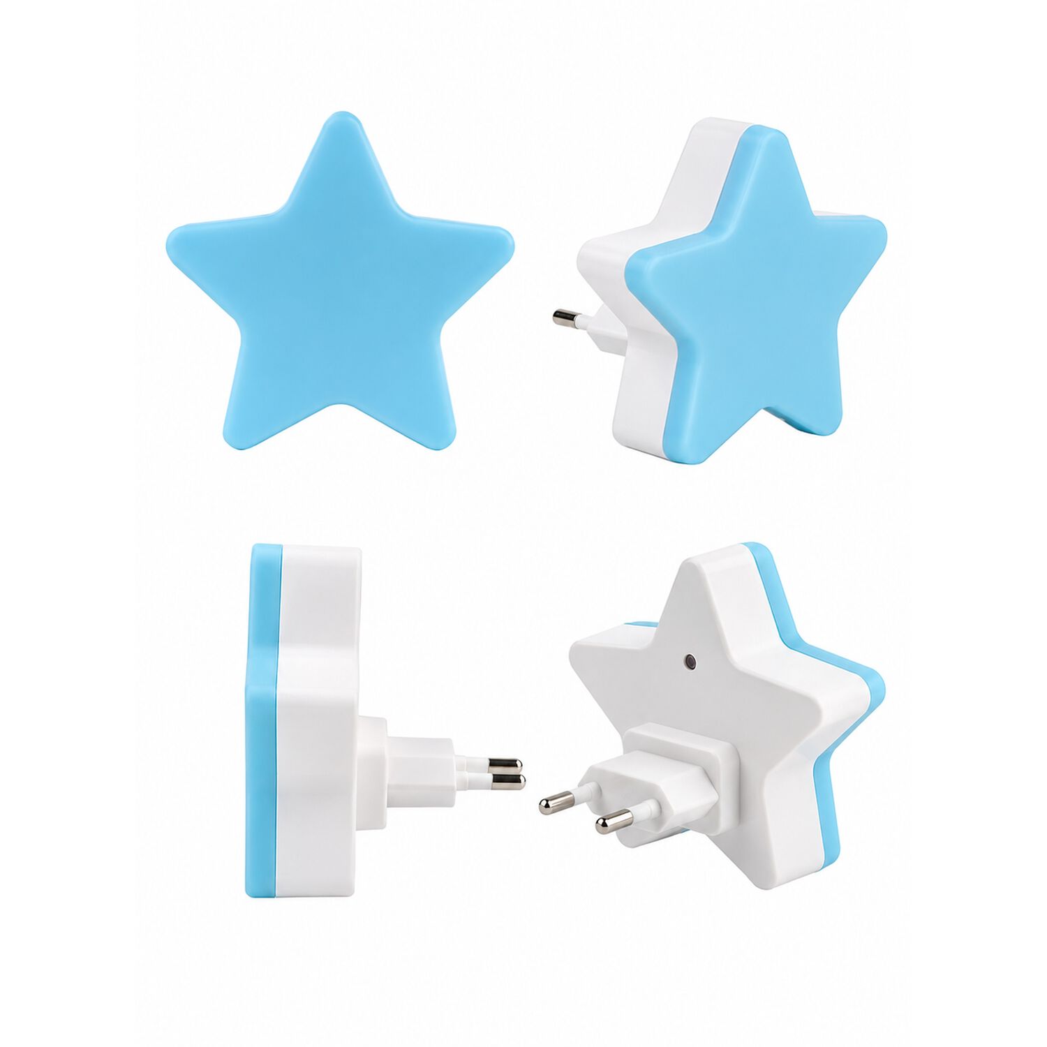 Lampara De Noche Espanta Cuco Luz Led Forma Estrella Ni&ntilde;os image number 4.0