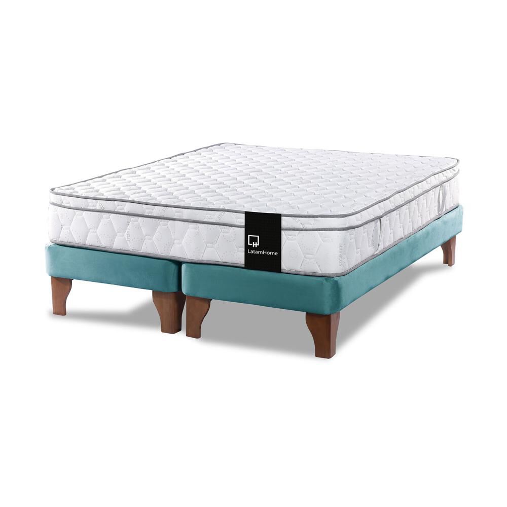 Cama Europea Latam Home Zen Top / 2 Plazas / Base Dividida image number 1.0