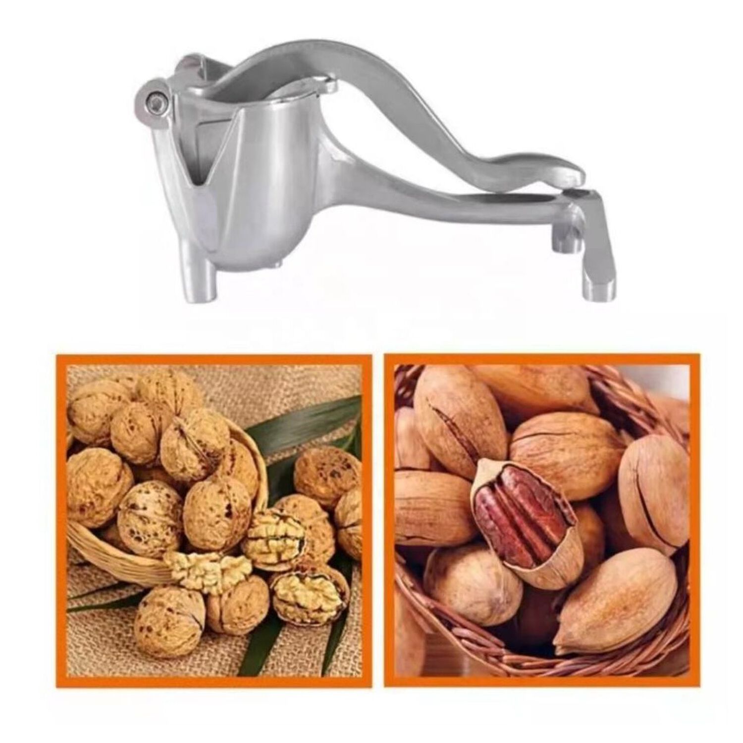 Exprimidor Manual Metalico Para Frutas Multiuso image number 9.0