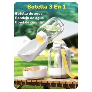 Botella De Agua Para Mascotas 3 En 1 By Lubabycas
