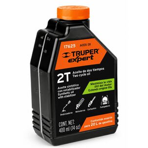 Aceite Sint&eacute;tico Motor 2 Tiempos Truper Aces-20 14 Oz