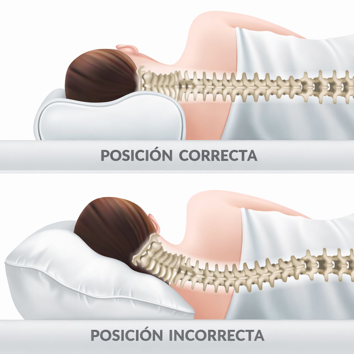 Almohada Ortop&eacute;dica Cervical Memory Foam Premium image number 4.0