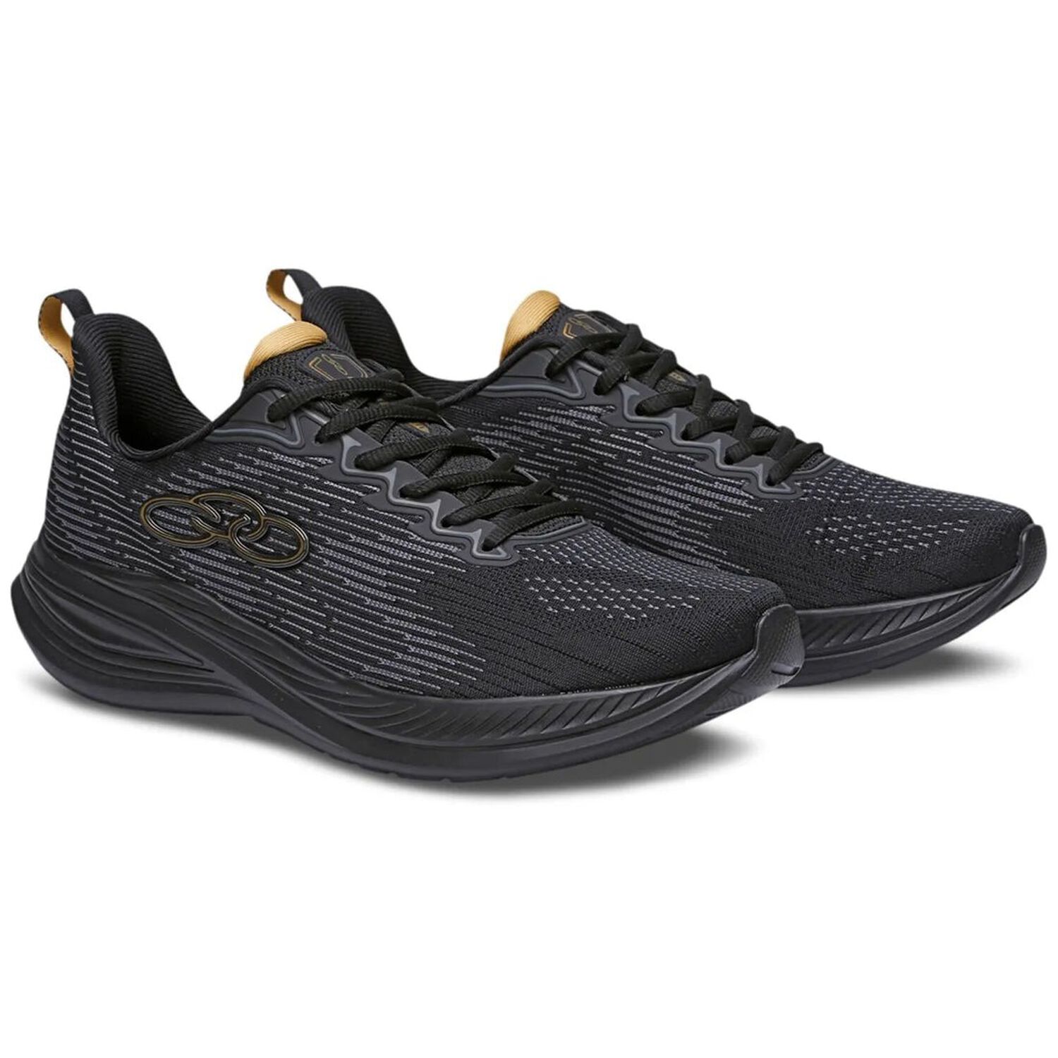 Zapatilla Mujer Marte Negro/dorado image number 1.0