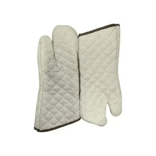 Par De Guantes De Algod&oacute;n Para Cocina 37 Cm