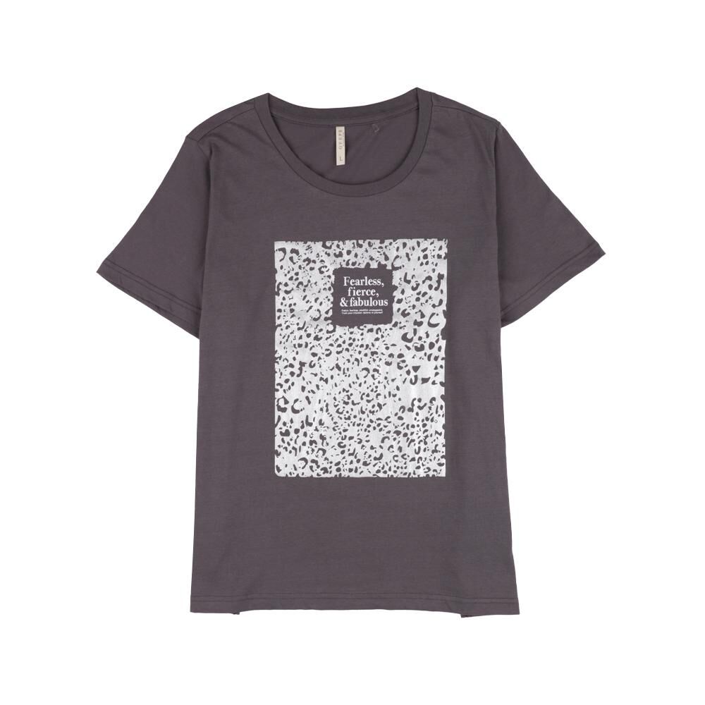 Polera Lisa Manga Corta Cuello Redondo Mujer Geeps image number 0.0