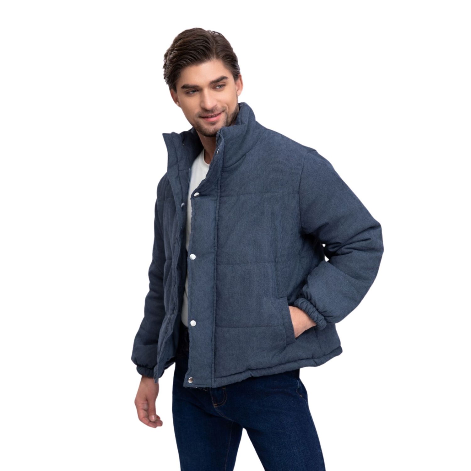 Chaqueta Cotele Parka Forrada Infinity Hombre image number 0.0