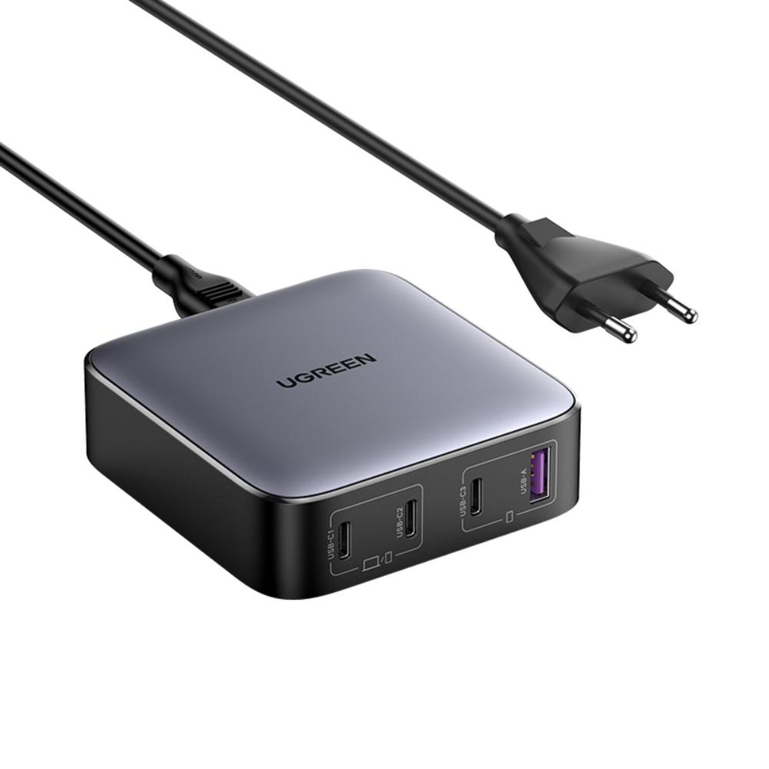 Cargador Escritorio 100w 1usb-a + 3usb-c Ugreen image number 0.0