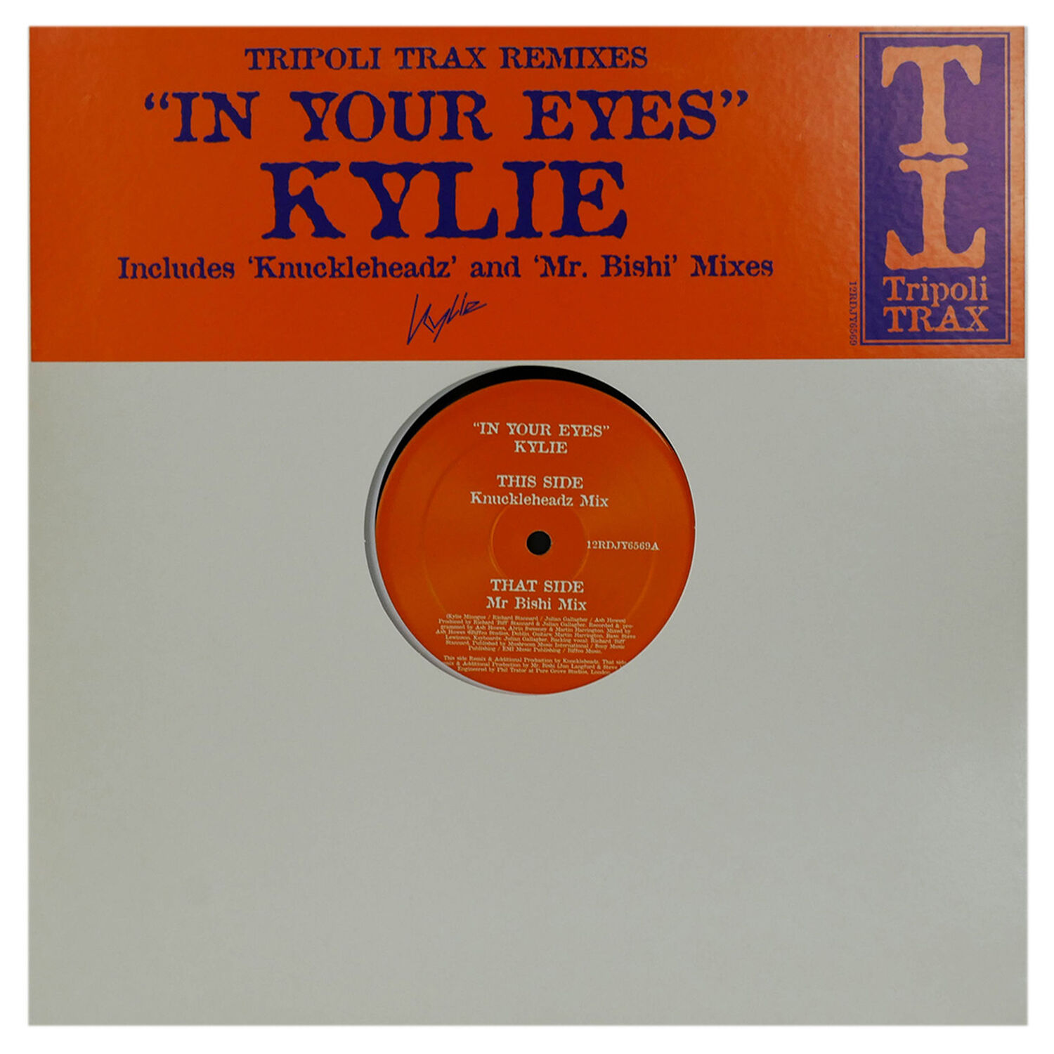 Kylie Minogue - In Your Eyes (tripoli Trax Remixes) | 12" Maxi Single Usado image number 0.0