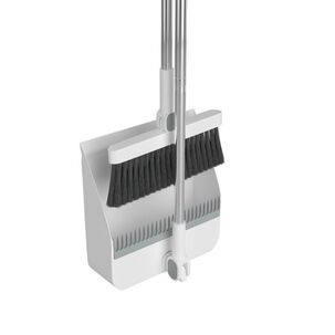 Set Escoba Y Pala Con Dientes Plegable Gira 180 Grados