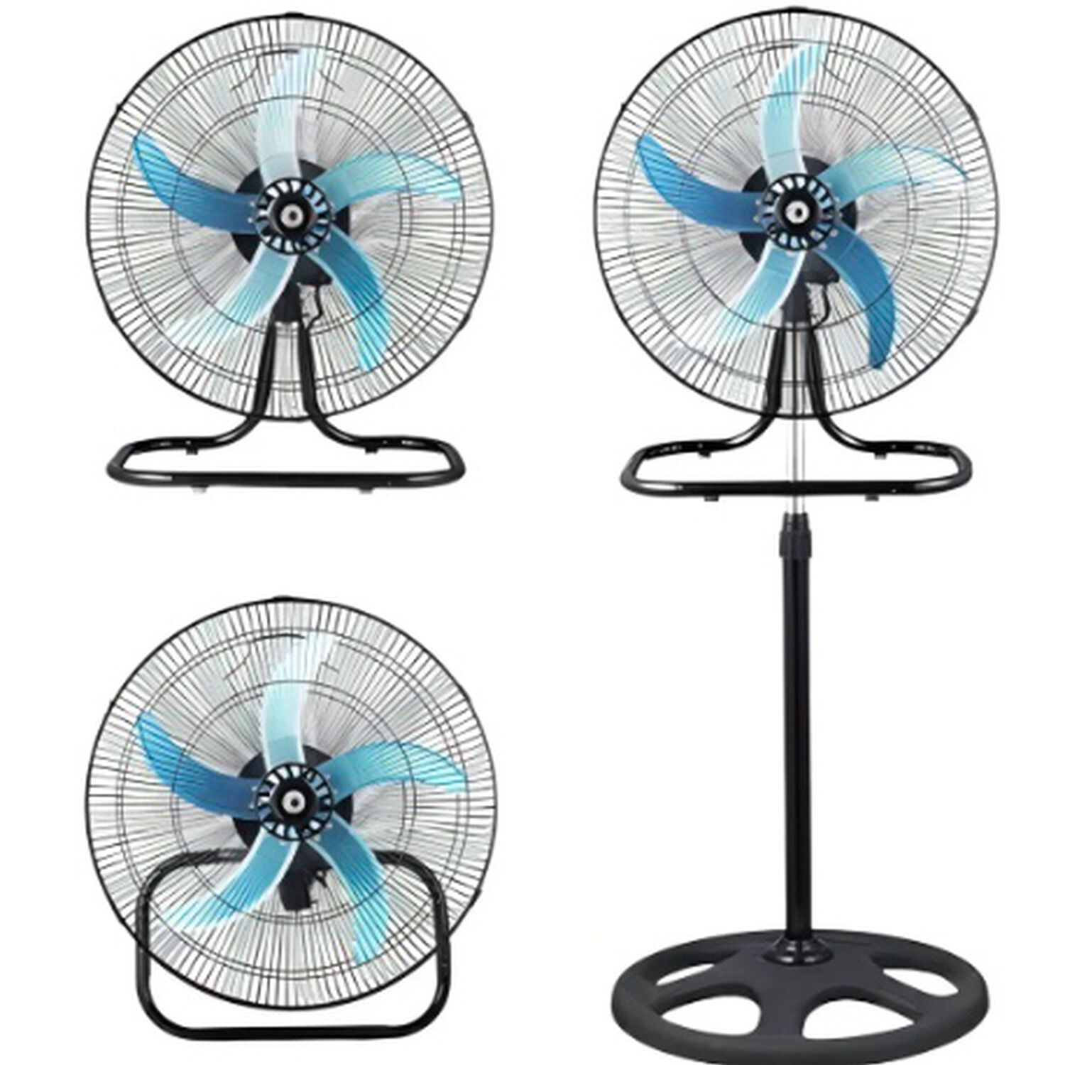 Pack 2 Ventilador Industrial Metalico 18 Alta Potencia 3 En1 image number 2.0