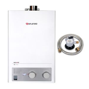 Pack Calefont 10 Litros Gas Licuado Tiro Forzado + Regulador