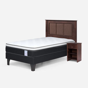 Cama Europea Rosen New Style 6 / 1.5 Plazas / Base Normal