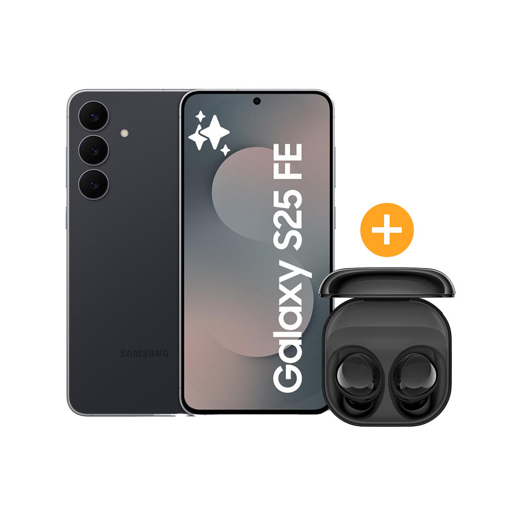 Smartphone Samsung Galaxy S25 FE / 5G / 256 GB / Negro Intenso / Liberado + Aud&iacute;fonos Bluetooth Galaxy Buds Core Negro image number 0.0