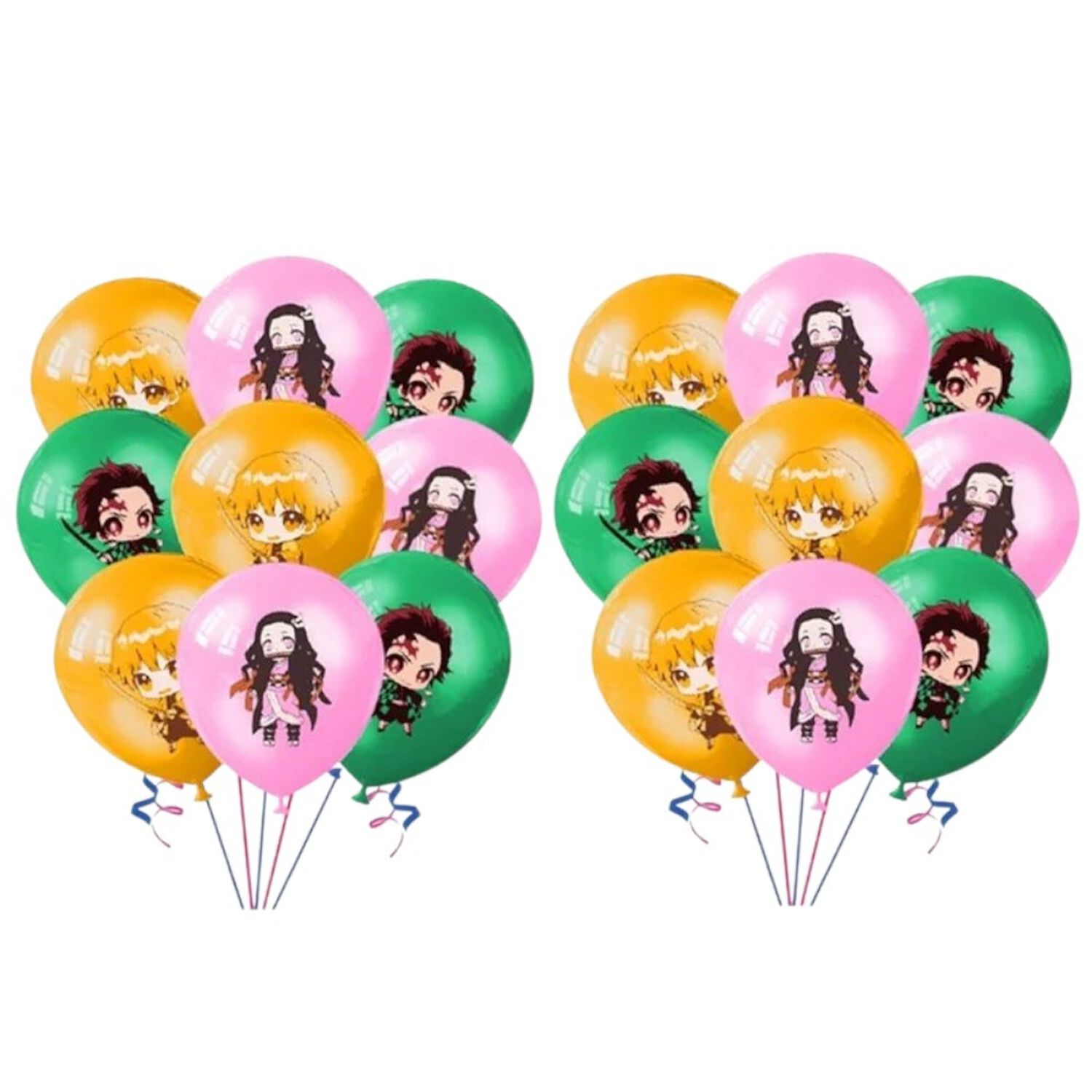 Pack Globos Kimetsu No Yaiba Fiestas Cumplea&ntilde;os image number 2.0