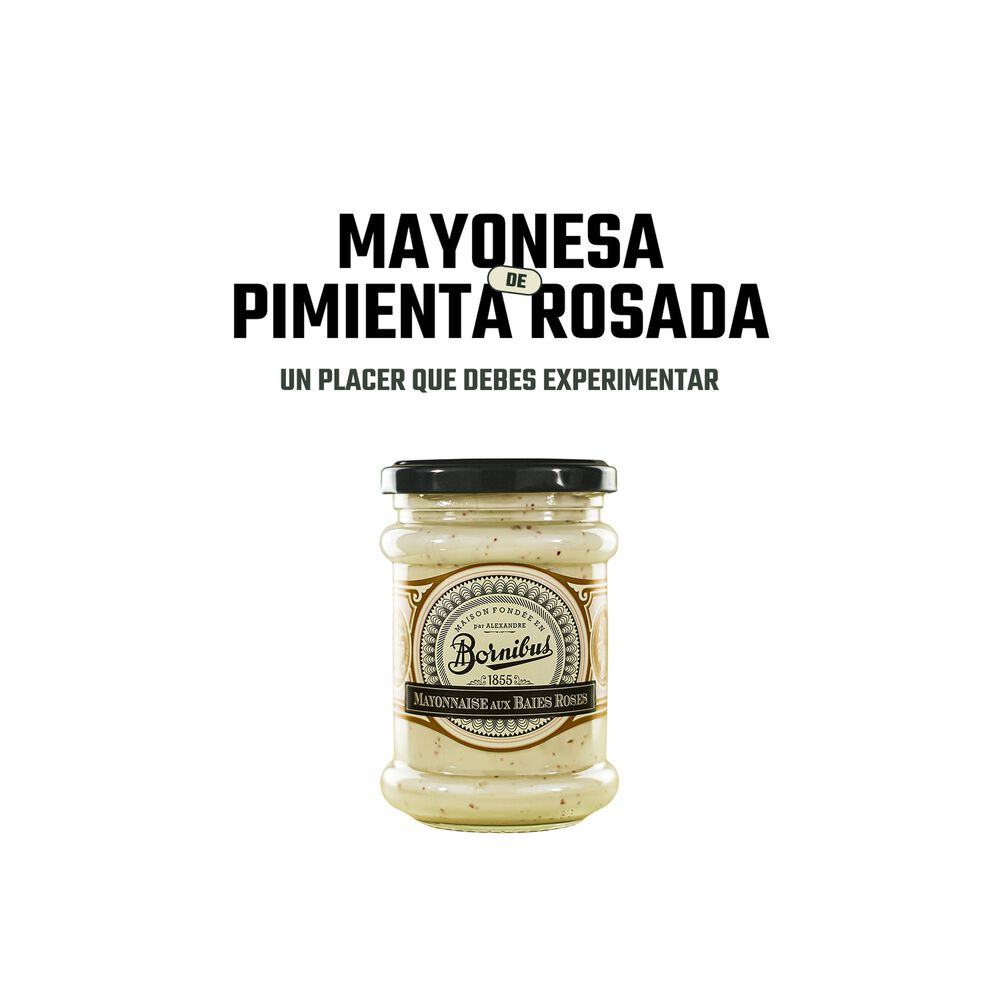 Mayonesa Pimienta Rosada Bornibus 1 X 220 Gr image number 2.0
