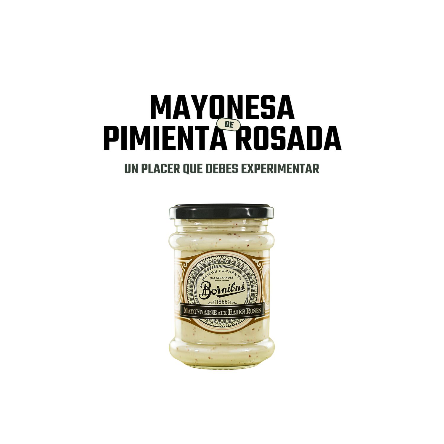 Mayonesa Pimienta Rosada Bornibus 1 X 220 Gr image number 2.0