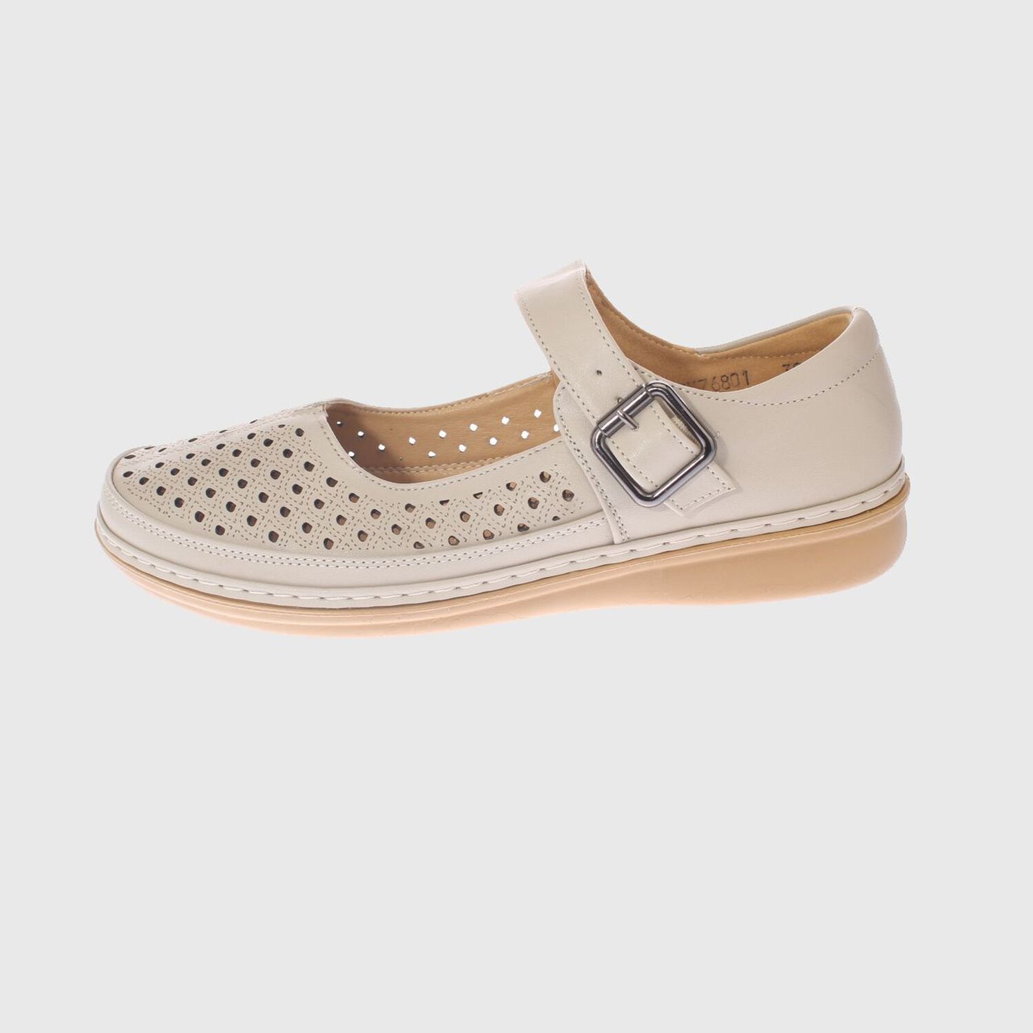 Sandalia Confort Negro Modelo Italiano Art. 5ask76801beige image number 1.0
