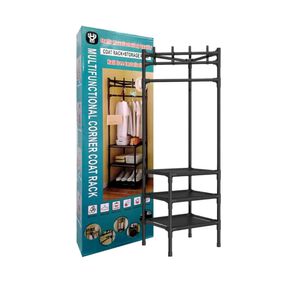 Organizador Multifuncional Metálico 3 Niveles Perchero Ropa