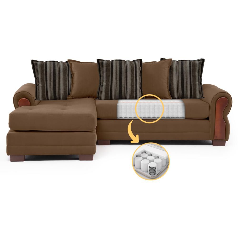 Sofá Seccional Living Factory Arizona Izquierdo / 4 Cuerpos image number 2.0