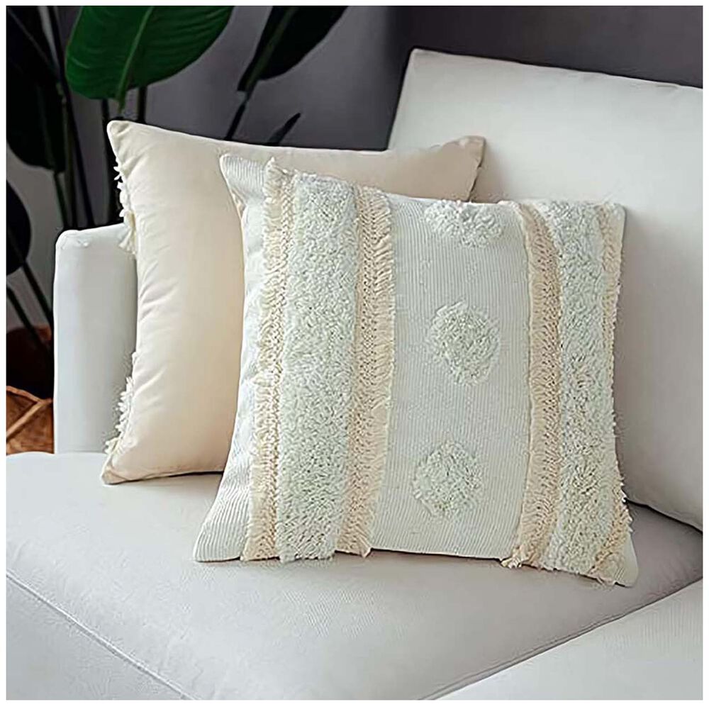 Pack De 02 Fundas De Cojin Diseño Boho 45x45 Cm M08 image number 0.0
