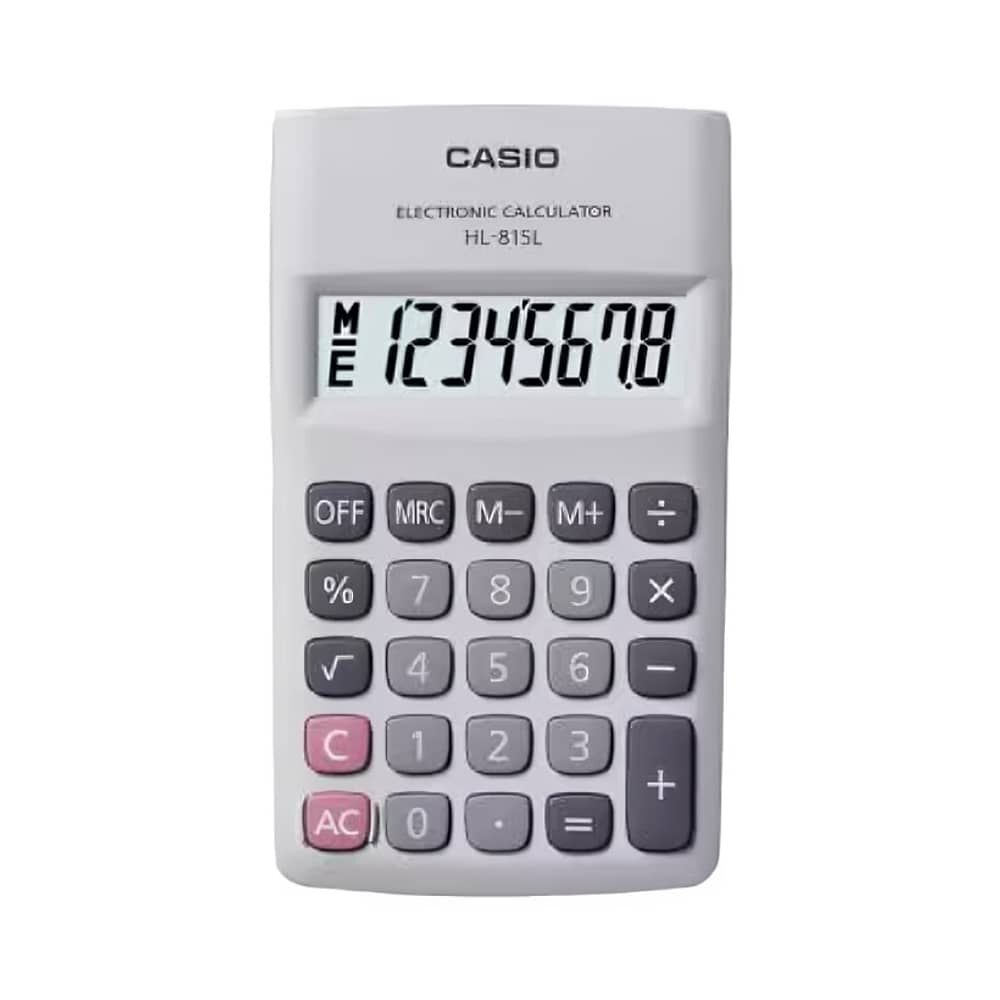 Calculadora Casio 8 Diguitos Hl-815l-we image number 1.0
