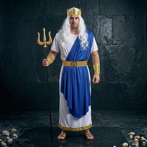 Disfraz Cosplay Poseid&oacute;n Dios Del Mar Griego