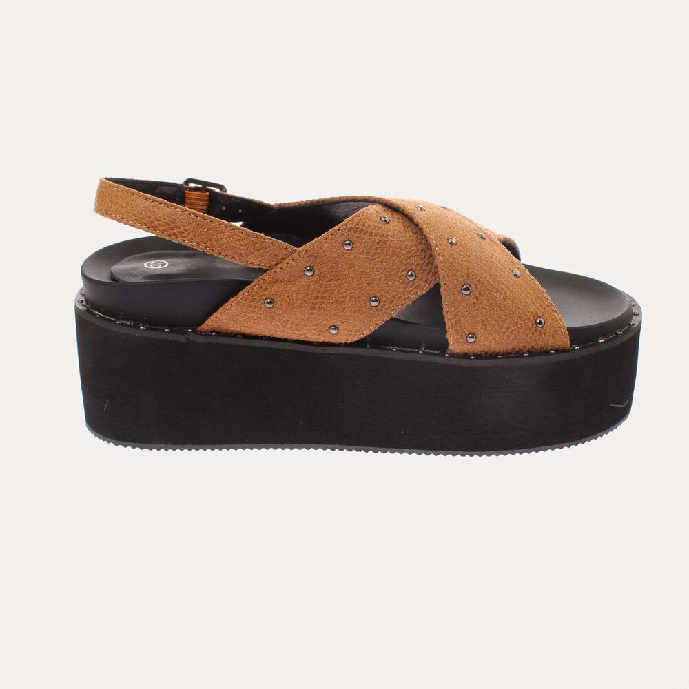 Sandalia Yellow Brown V&iacute;a Franca Art. 5s209b0075ybrown image number 3.0