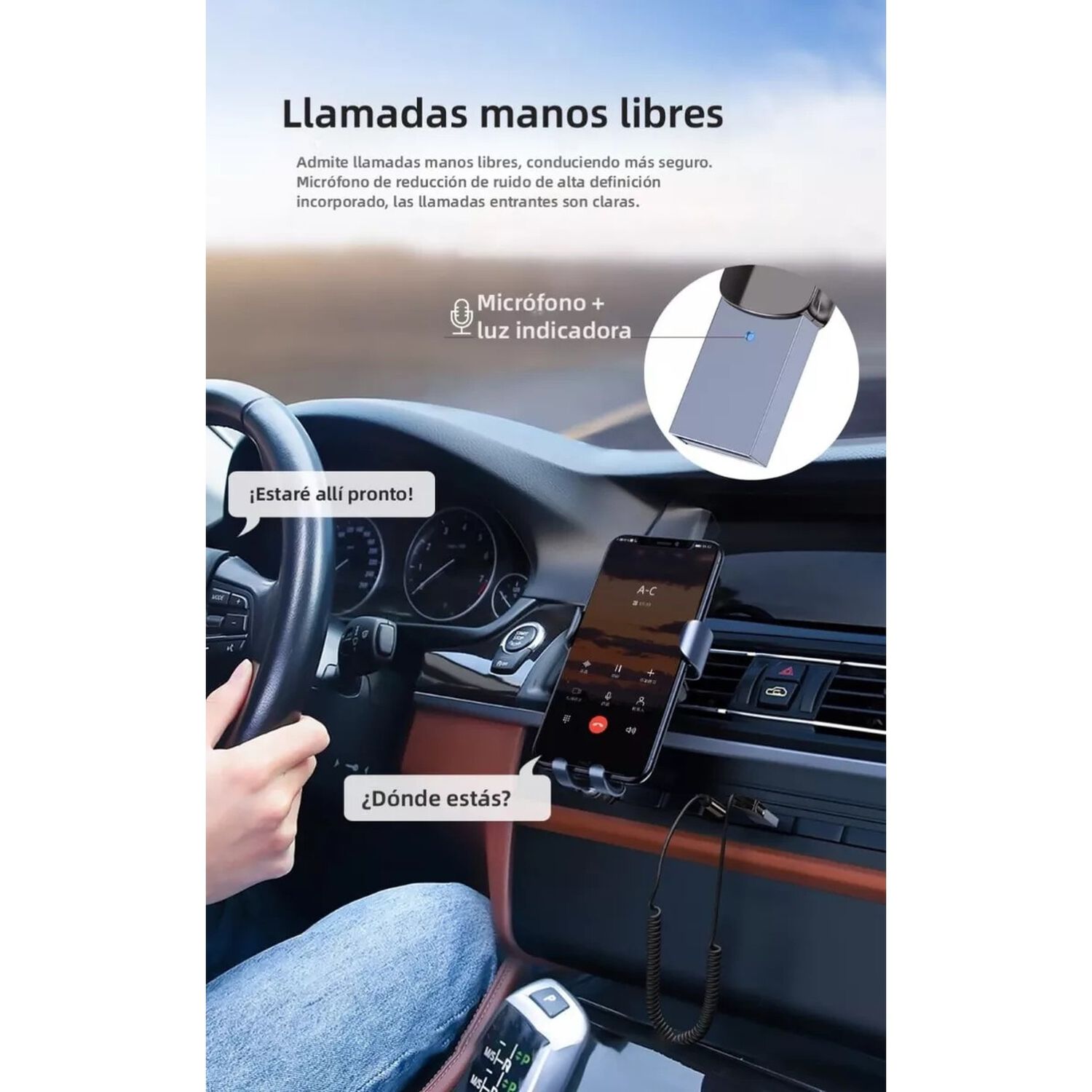 Adaptador/receptor Bluetooth 5.0 Radio Auto Aux - Essager image number 2.0